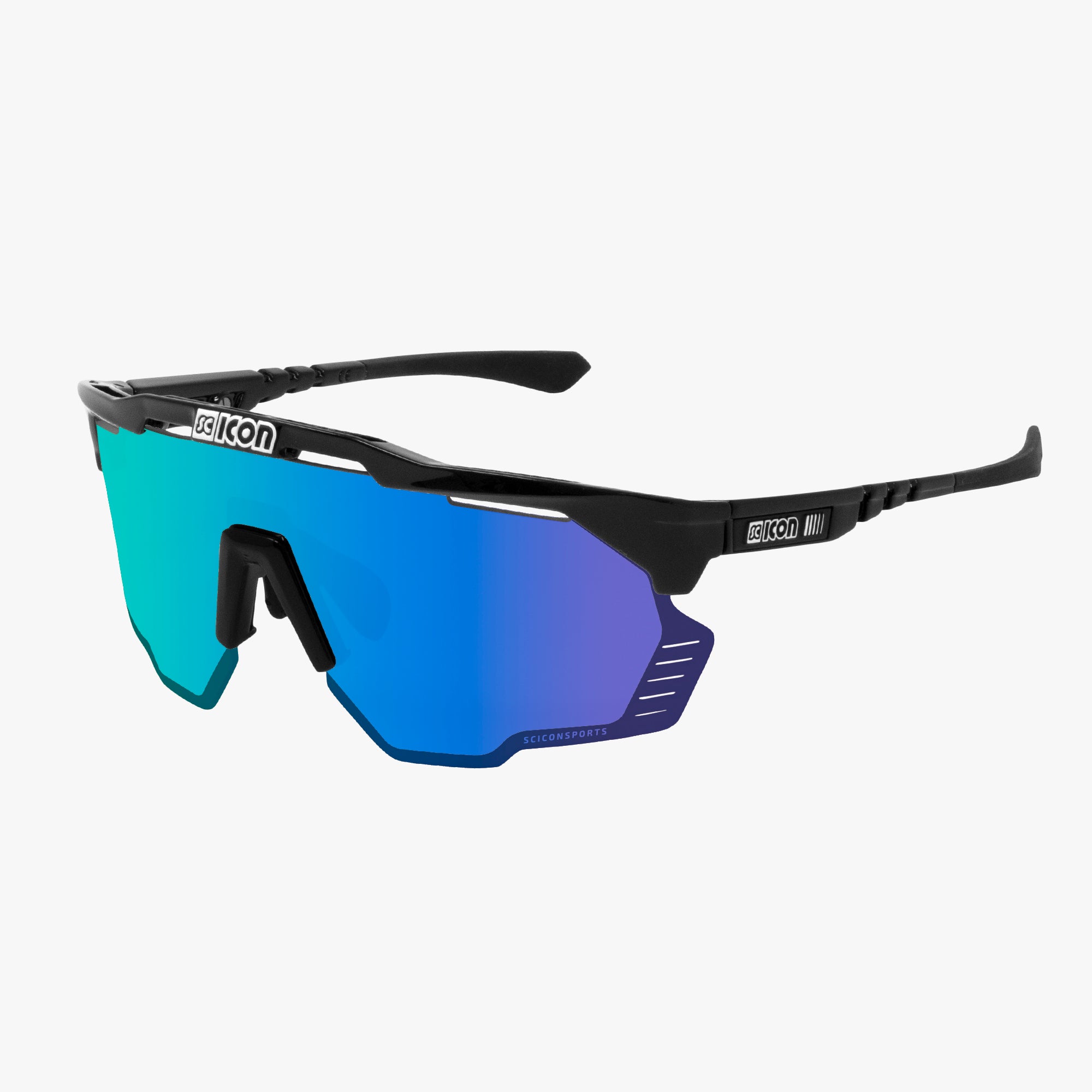 【Gaaaa】SCICON シーコン　AEROSHADE KUNKEN Black Gloss/Multimirror Red Aeroshade Kunken Sunglasses | Scicon