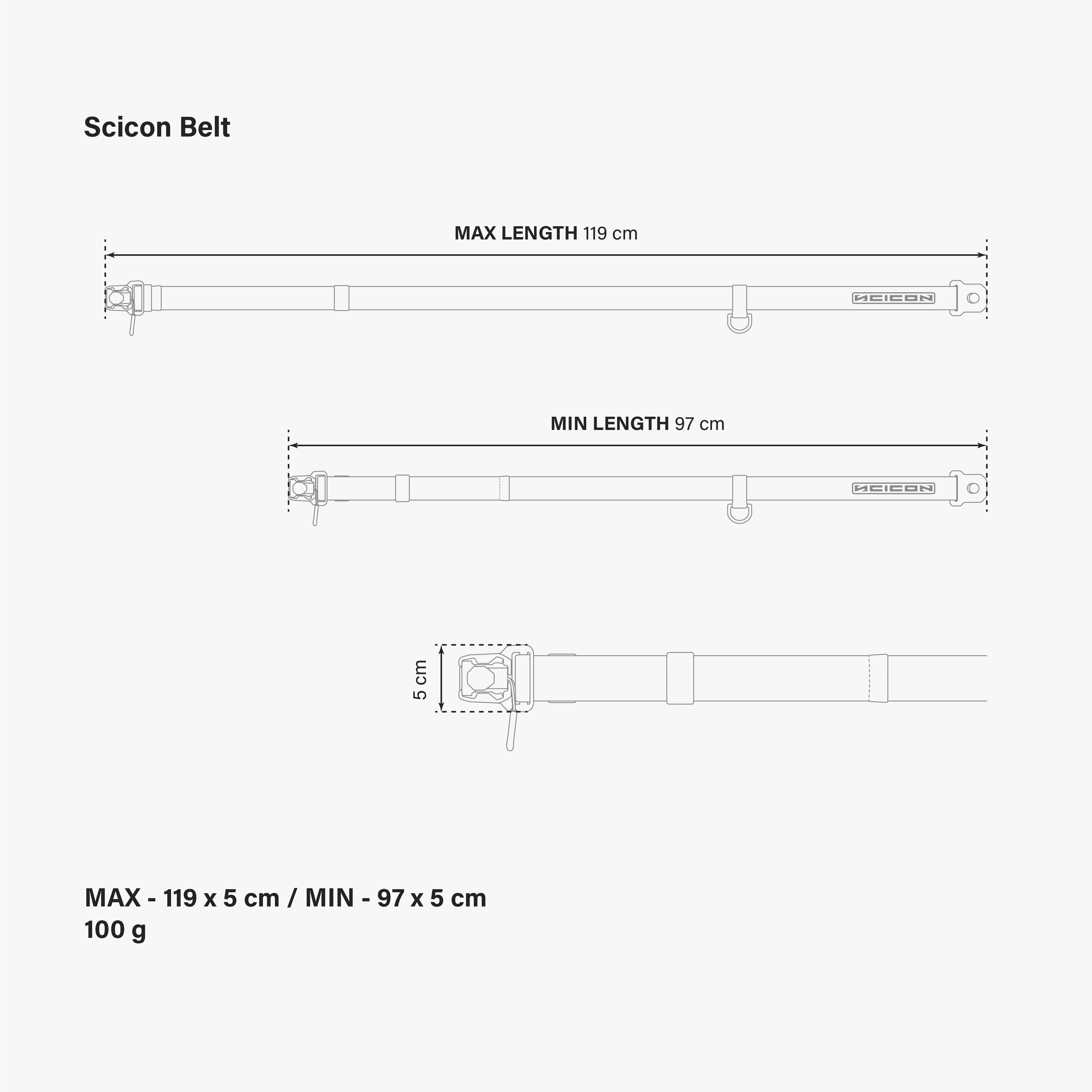 SCICON SPORTS BELT
