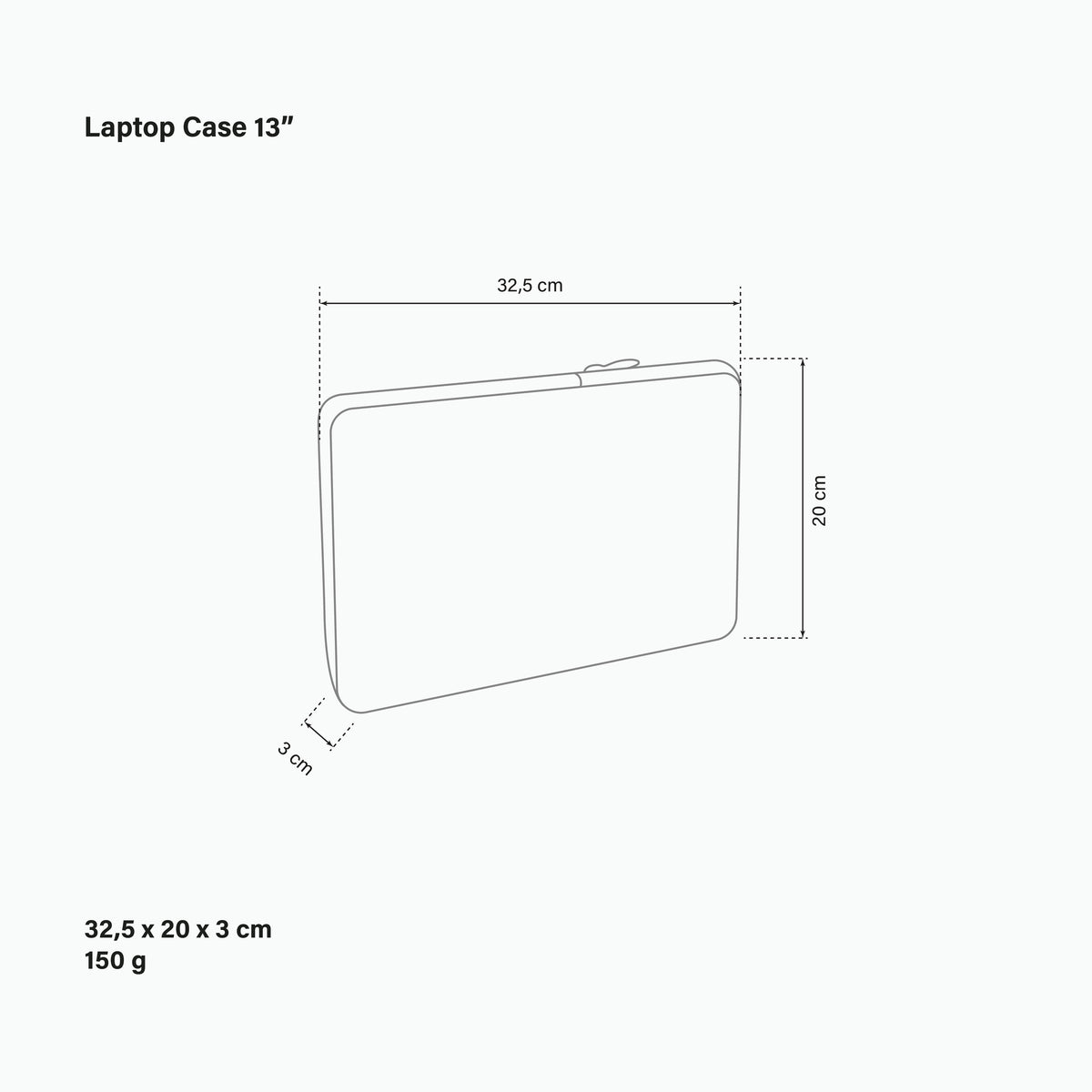 laptop 13 sleeve dimensions