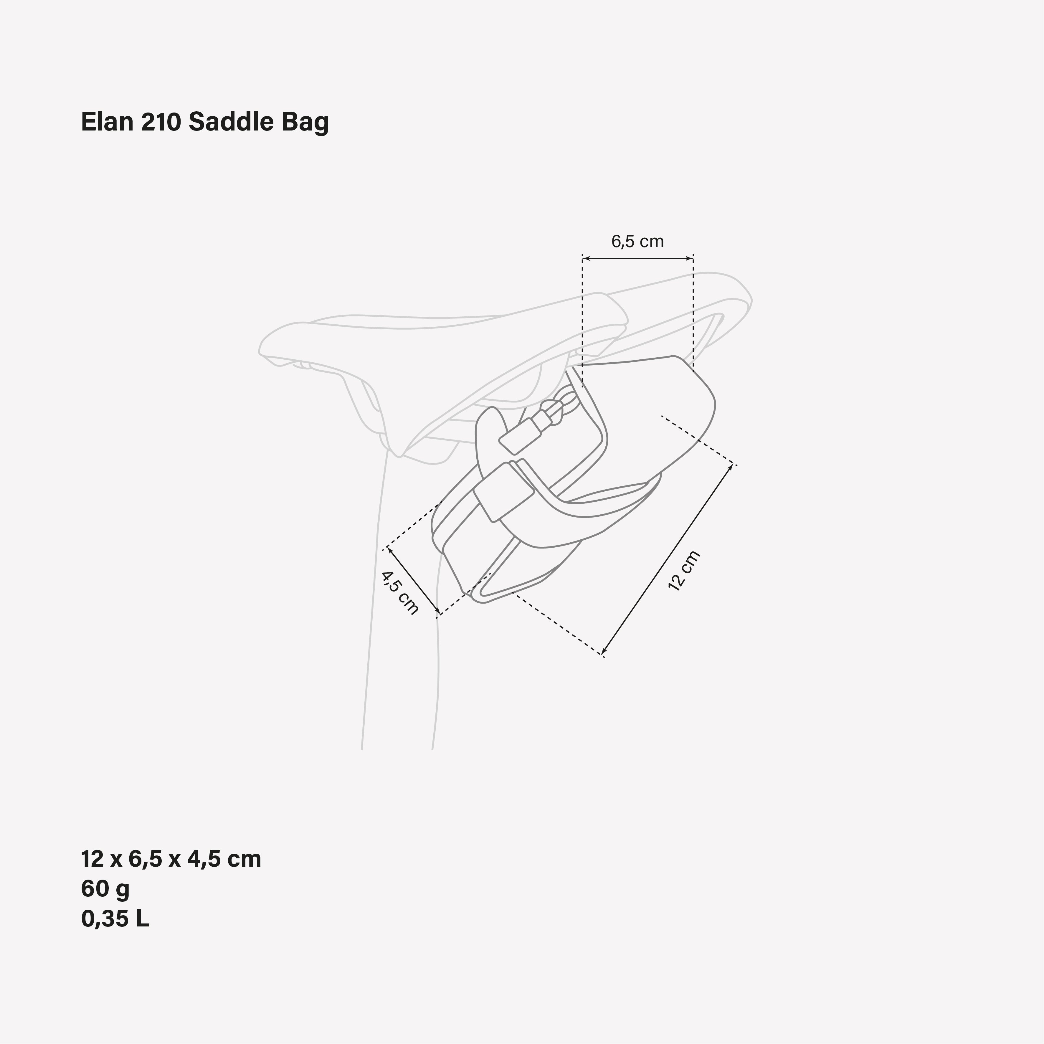 Elan 210 Saddlebag Tour de France dimensions