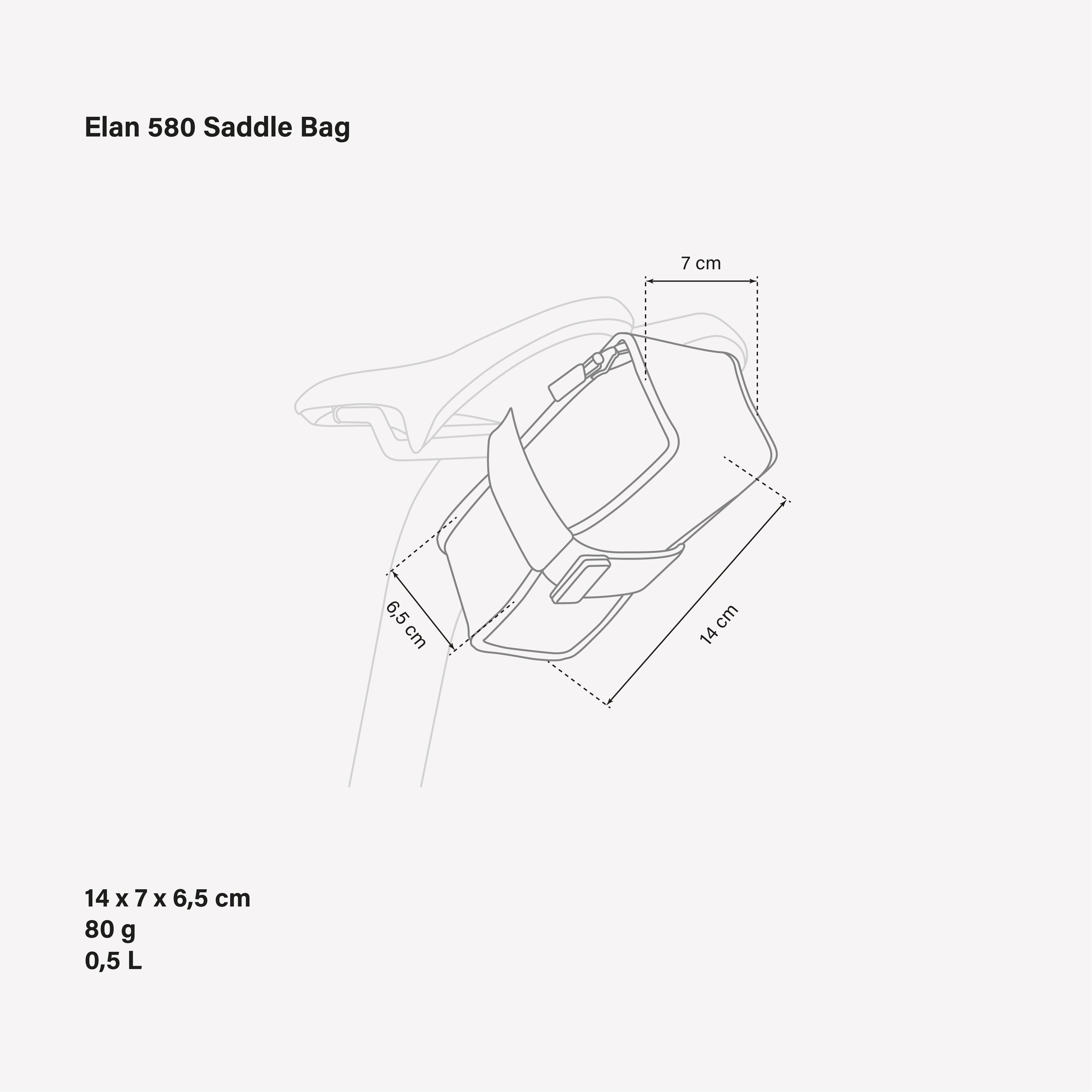 Elan 580 Saddlebag Tour de France dimensions