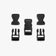 BUCKLE KIT 25 MM AEROCOMFORT STRAPS